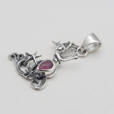 925 Sterling Silver Tourmaline Pendants