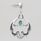 Ethiopian Opal Mermaid Silver Pendants