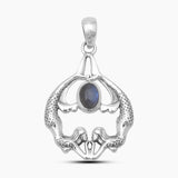 Ethiopian Opal Mermaid Silver Pendants
