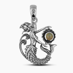 Rainbow Moonstone Silver Pendants