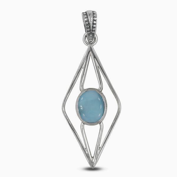 925 Sterling Silver Larimar Pendants