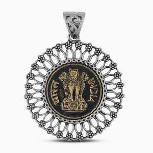 Copper Old Coin Silver Pendants