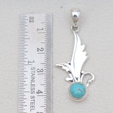 925 Sterling Silver Mexican Turquoise Pendants