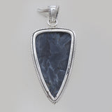 925 Sterling Silver Pietersite Jasper Pendants