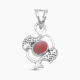 925 Silver Larimar Pisces Fish Pendants