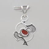 925 Silver Larimar Pisces Fish Pendants