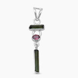925 Sterling Silver Tourmaline Pendants