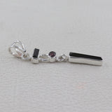 925 Starling Silver Tourmaline Pendants