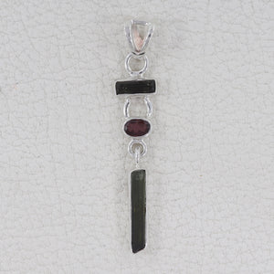 925 Sterling Silver Tourmaline Pendants