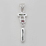 925 Sterling Silver Tourmaline Pendants