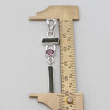 925 Sterling Silver Tourmaline Pendants
