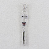 925 Starling Silver Tourmaline Pendants