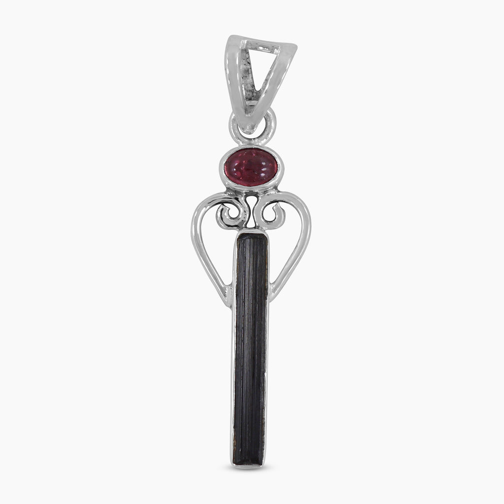 925 Sterling Silver Tourmaline Pendants