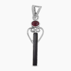 925 Sterling Silver Tourmaline Pendants