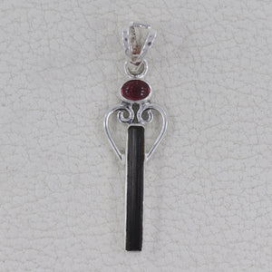925 Sterling Silver Tourmaline Pendants