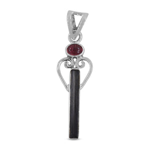 925 Sterling Silver Tourmaline Pendants