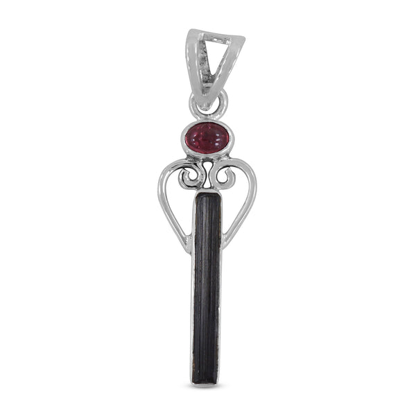 925 Sterling Silver Tourmaline Pendants