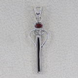 925 Starling Silver Tourmaline Pendants