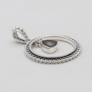 925 Sterling Silver Tourmaline Pendants