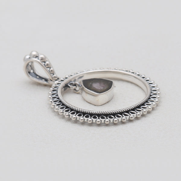 925 Sterling Silver Tourmaline Pendants