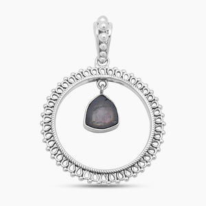 925 Sterling Silver Tourmaline Pendants