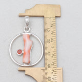 Carnelian Gemstone Silver Pendants