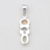 Natural Ethiopian Opal Silver Pendants