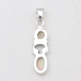Natural Ethiopian Opal Silver Pendants