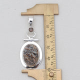 925 Sterling Silver Raw Amethyst Pendants