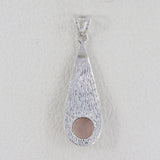925 Sterling Silver Rose Quartz Pendants
