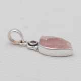 925 Sterling Silver Rose Quartz Pendants