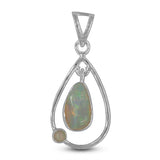 925 Silver Ethiopian Opal Pendant