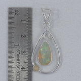 Ethiopian Opal Silver Pendant