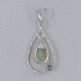 925 Silver Ethiopian Opal Pendant