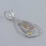 Ethiopian Opal Silver Pendant