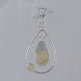 925 Silver Ethiopian Opal Pendant