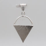 925 Sterling Silver Meteorite Slice Pendants