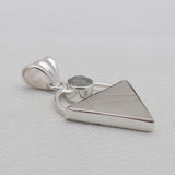 925 Sterling Silver Meteorite Slice Pendants