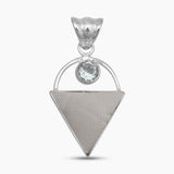 925 Sterling Silver Meteorite Slice Pendants