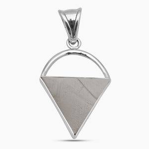 925 Sterling Silver Meteorite Slice Pendants