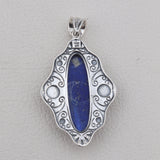Lapis Lazuli Silver Pendant Sets