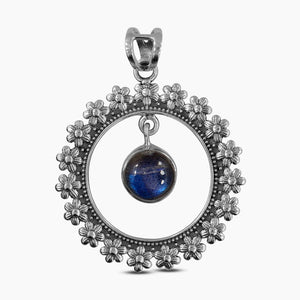 Rainbow Moonstone Silver Pendants