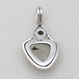 925 Sterling Silver Pyrite Druzy Pendants