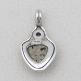 925 Sterling Silver Pyrite Druzy Pendants