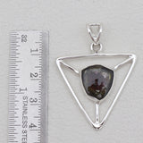 Triangle Cut Watermelon Tourmaline Pendants