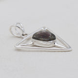 Triangle Cut Watermelon Tourmaline Pendants