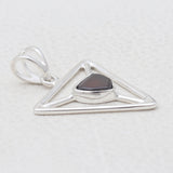 925 Sterling Silver Garnet Pendants
