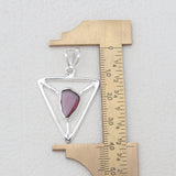 925 Sterling Silver Garnet Pendants