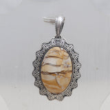 Brecciated Mookaite 925 Silver Pendant