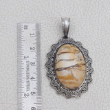 925 Silver Brecciated Mookaite Pendant